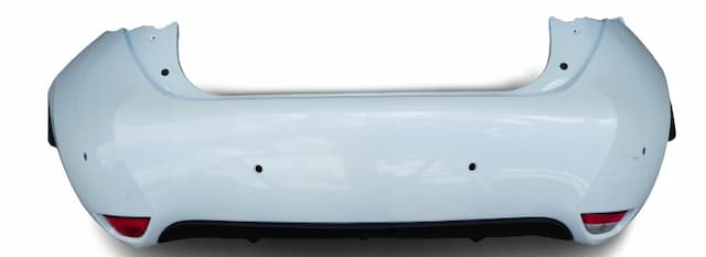 Оригінал бампер задній білий 4 датчик парковки renault zoe 12-18 - нова запчастина оригінал