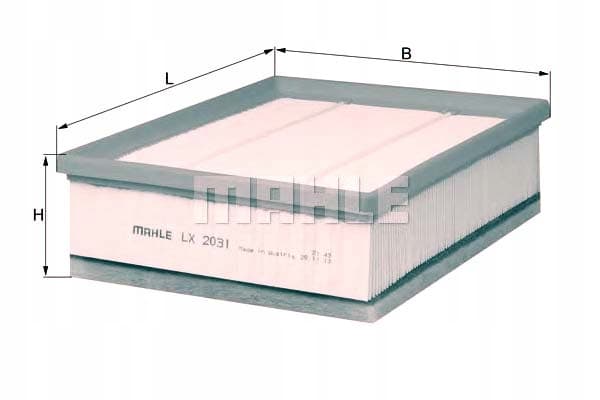 Mahle lx 2031 фільтр повітряний - нова запчастина