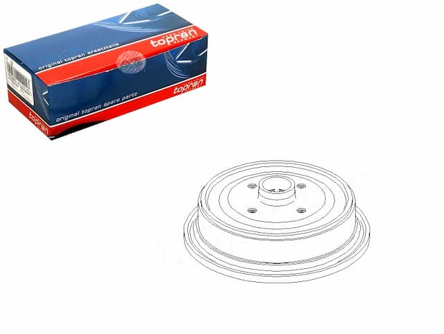 Барабаны тормозное audi 80 91-93 100 -84 230x40 hansp - новая запчасть