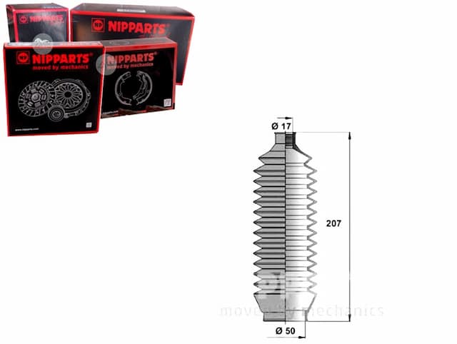 Набор защиты тяга рулевой nipparts mr5102 - новая запчасть