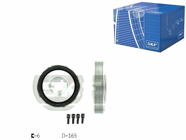 Шків коленвала колінвала fiat 1, 9jtd skf - нова запчастина