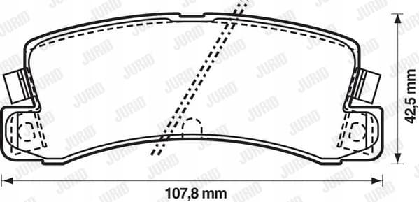 Jurid 572188j колодки тормозное - новая запчасть