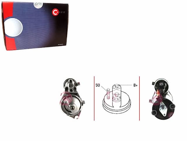 Стартер 12v 2. 0kw casco - нова запчастина