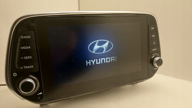 Б/У Автомагнитола навигация hyundai santa fe 4 96560s1051uay оригинал