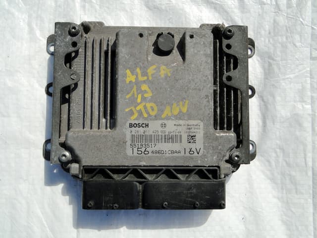 Б/В Комп'ютер двигуна alfa romeo 156 1.9 jtd 55193517 оригінал