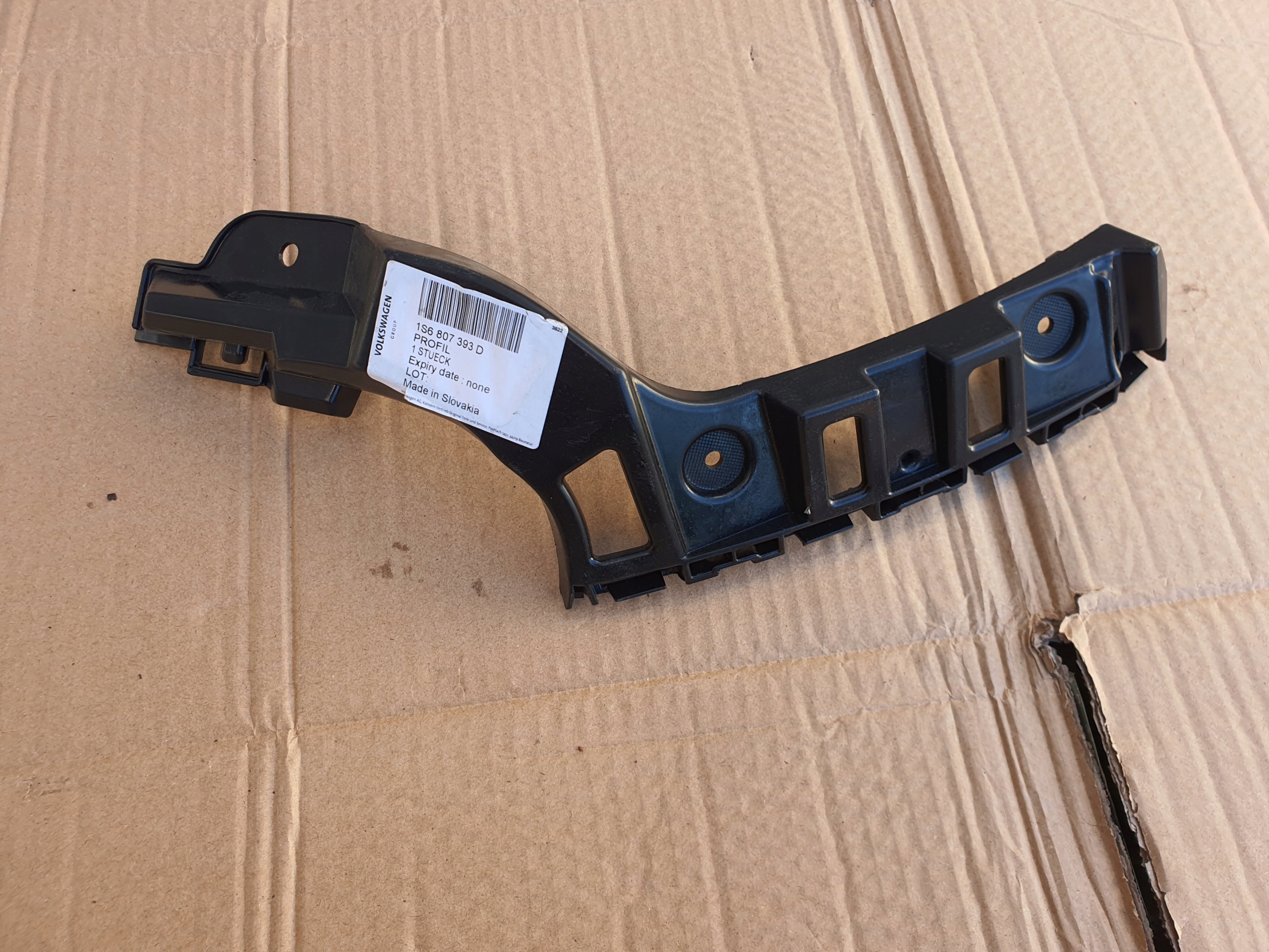 Кронштейн лівий заднє vw up! 1s6807393d - нова запчастина оригінал