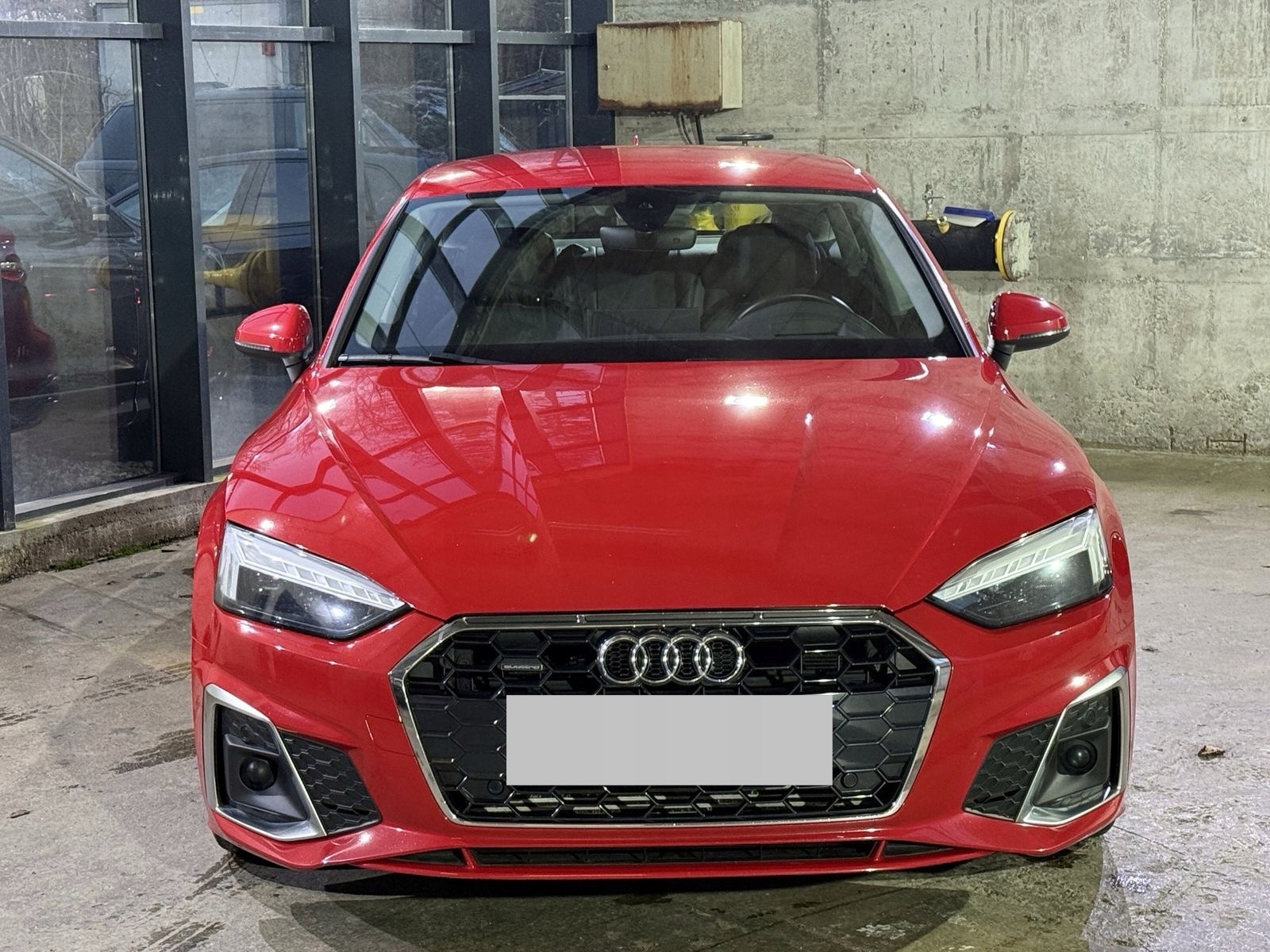 Б/В Капот бампер передній комплект matrix audi a5 8w s - line 17 - 21 в колір!! оригінал