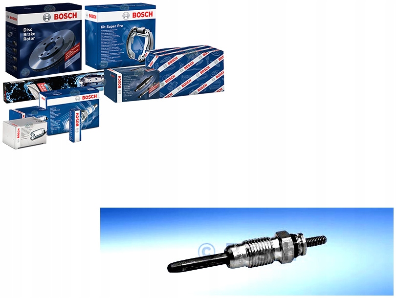 Свічка розжарювання bosch 0 250 201 042 - нова запчастина