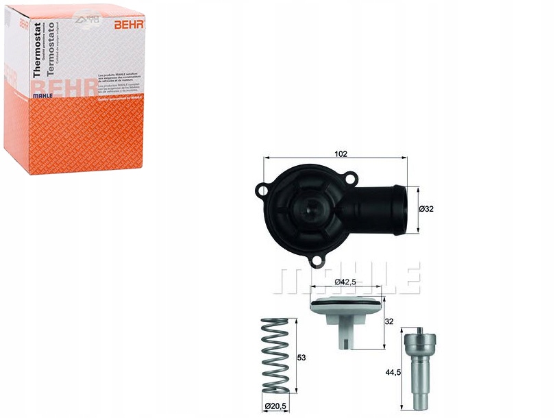 Mahle ti 220 87d термостат, рідина охолодження - нова запчастина