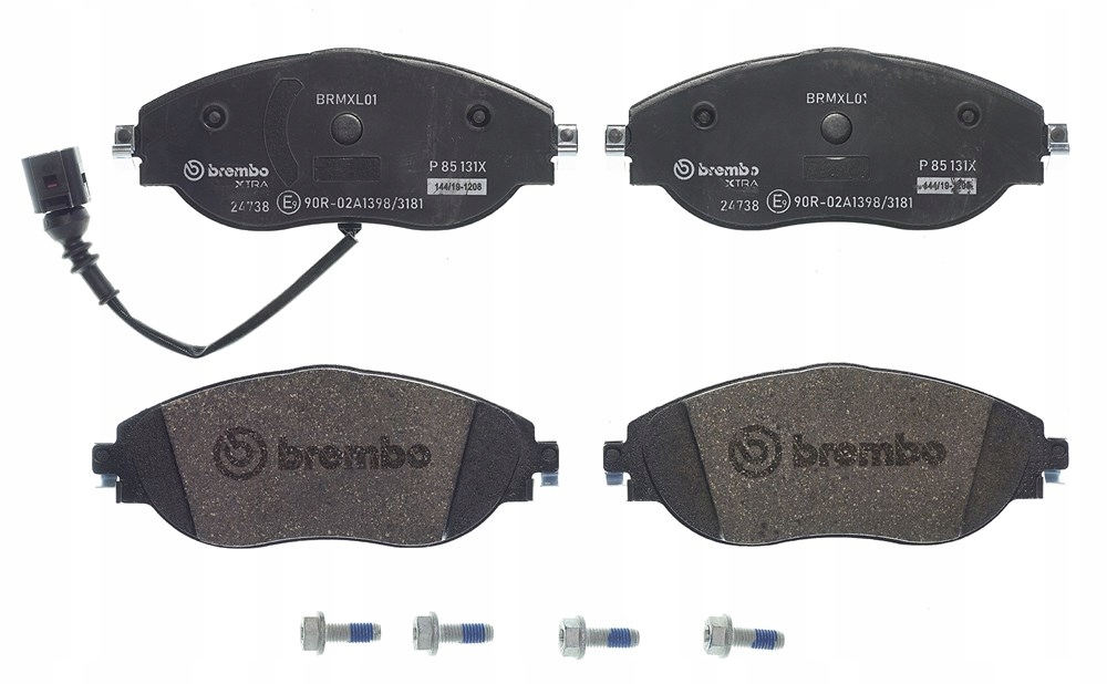 Brembo правий 85 131x комплект колодок гальмівний, гальма диски - нова запчастина