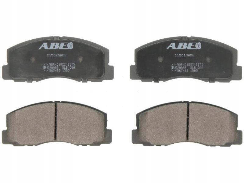 Abe c15025abe комплект колодок гальмівний, гальма диски - нова запчастина