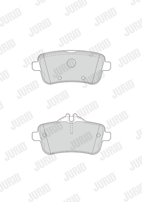 Jurid 573466j колодки гальмівне - нова запчастина