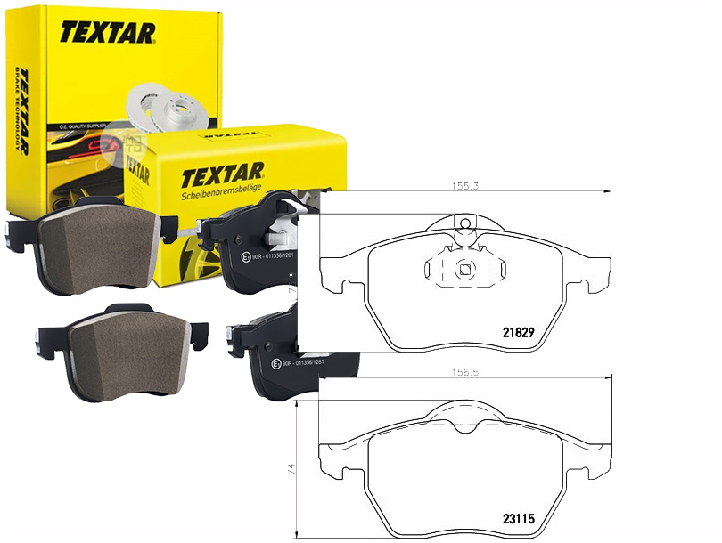 Колодки гальмівне opel перед vectra b textar - нова запчастина