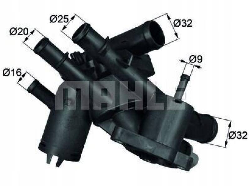 Mahle tm 4 109 термостат, рідина охолодження - нова запчастина