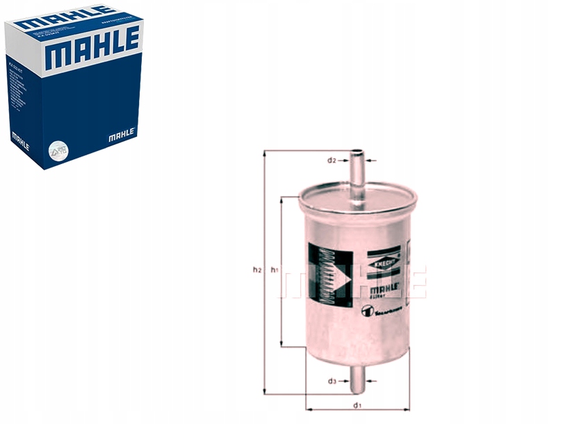 Mahle kl 2 фільтр паливний - нова запчастина