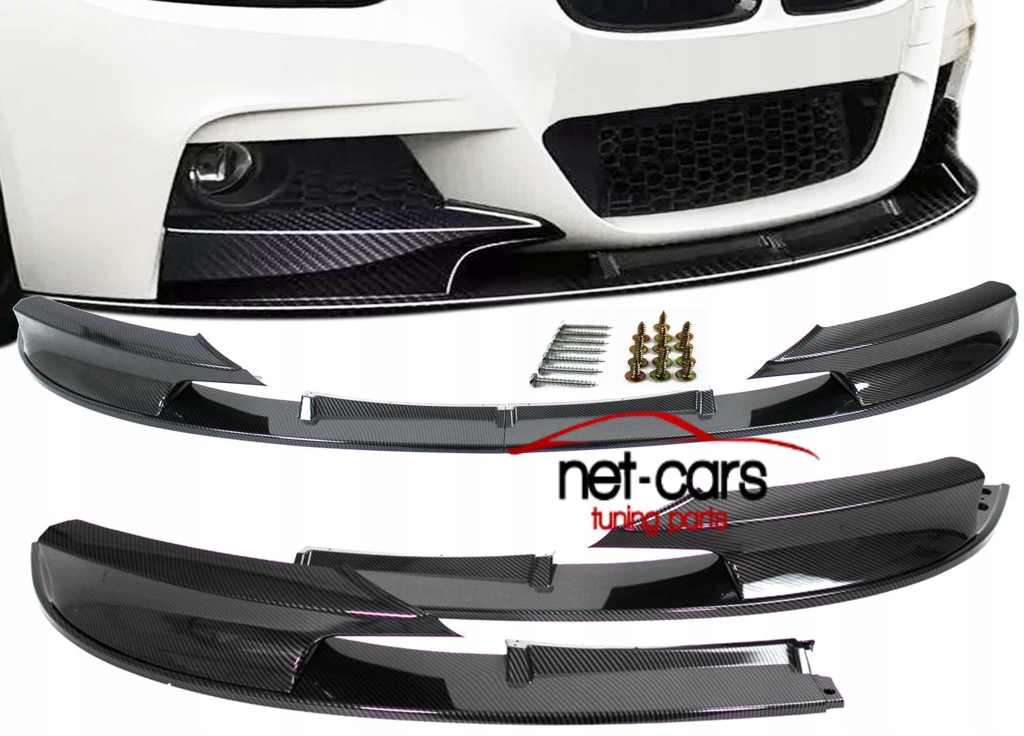 Накладка губа накладка bmw 3 f30 f31 m paket карбон 2el - нова запчастина