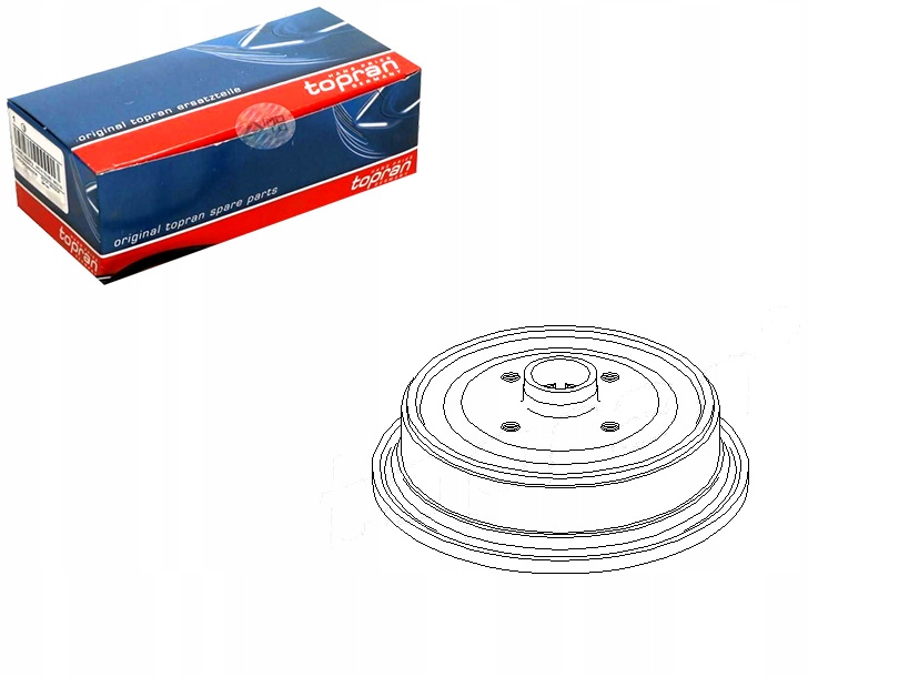 Барабани гальмівне audi 80 91-93 100 -84 230x40 hansp - нова запчастина