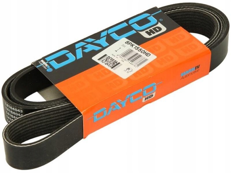 Dayco 8pk1550hd ремінь клиновий поліклиновий - нова запчастина