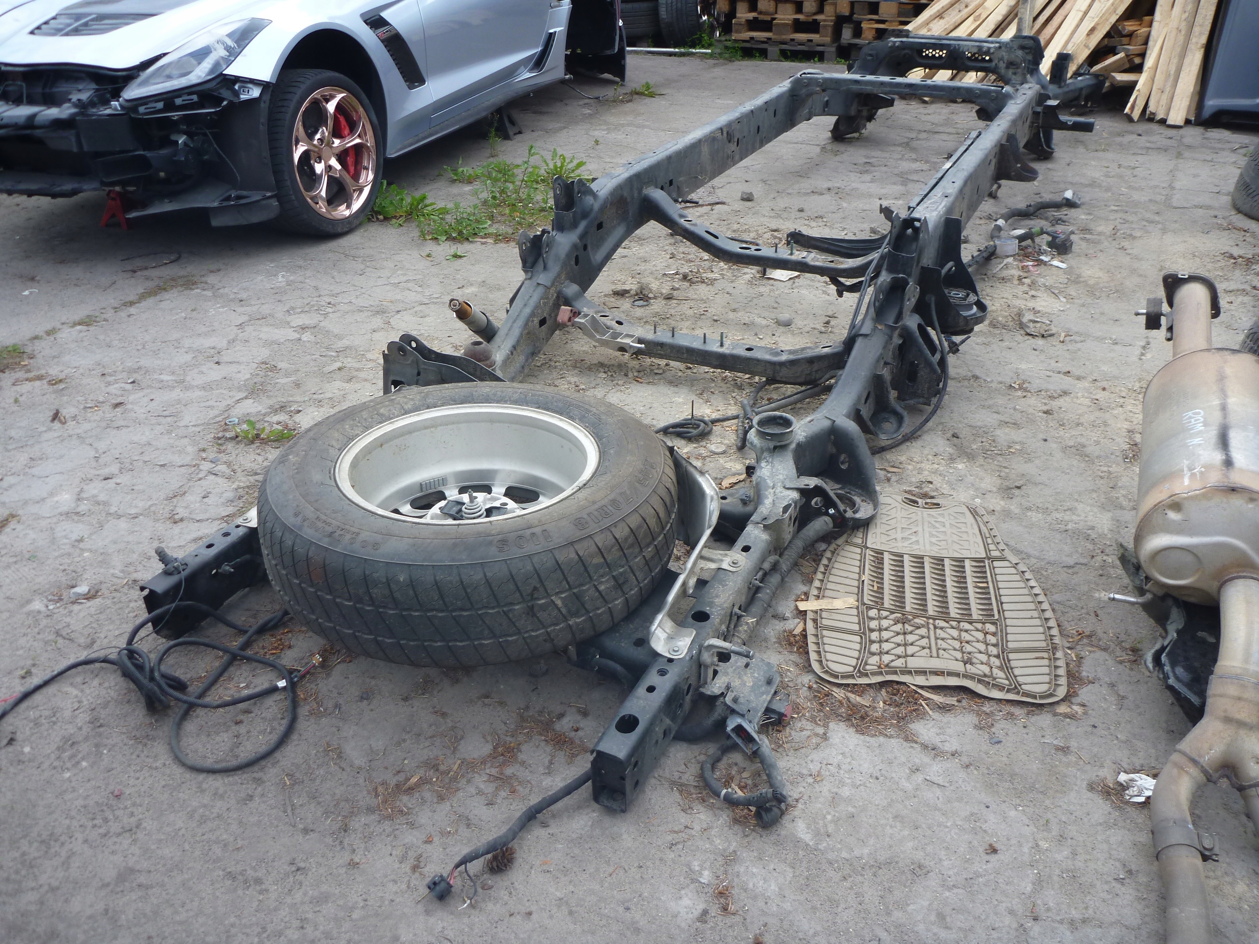 Б/В Рама frame задня dodge ram екіпаж cab 4x4 2019- оригінал