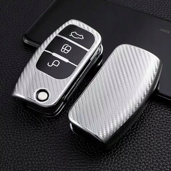 Чохол на ключ ford карбон тканина tpu - нова запчастина
