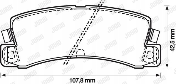 Jurid 572188j колодки гальмівне - нова запчастина