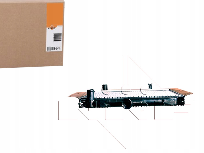 Nrf 513161 радіатор, система охолодження двигуна - нова запчастина