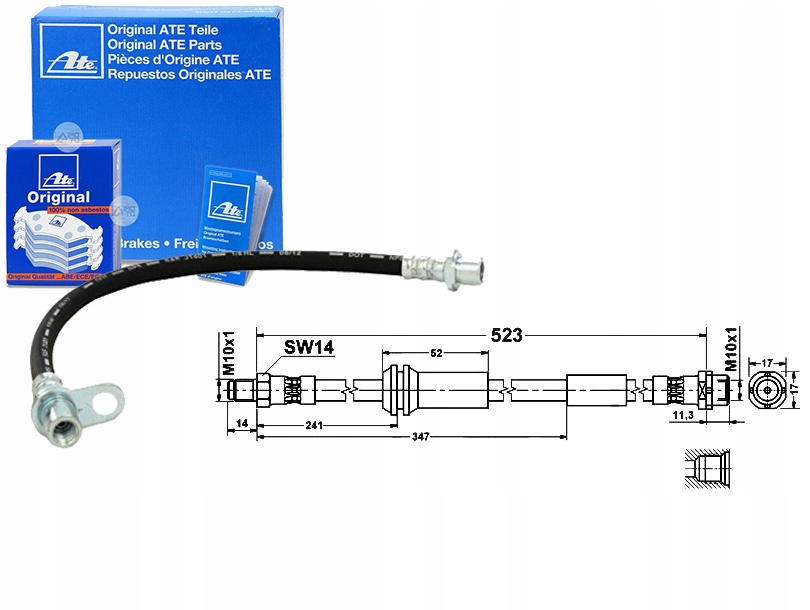 Гальмівний шланг elast. mini (r56) (r57) (r58) (r - нова запчастина