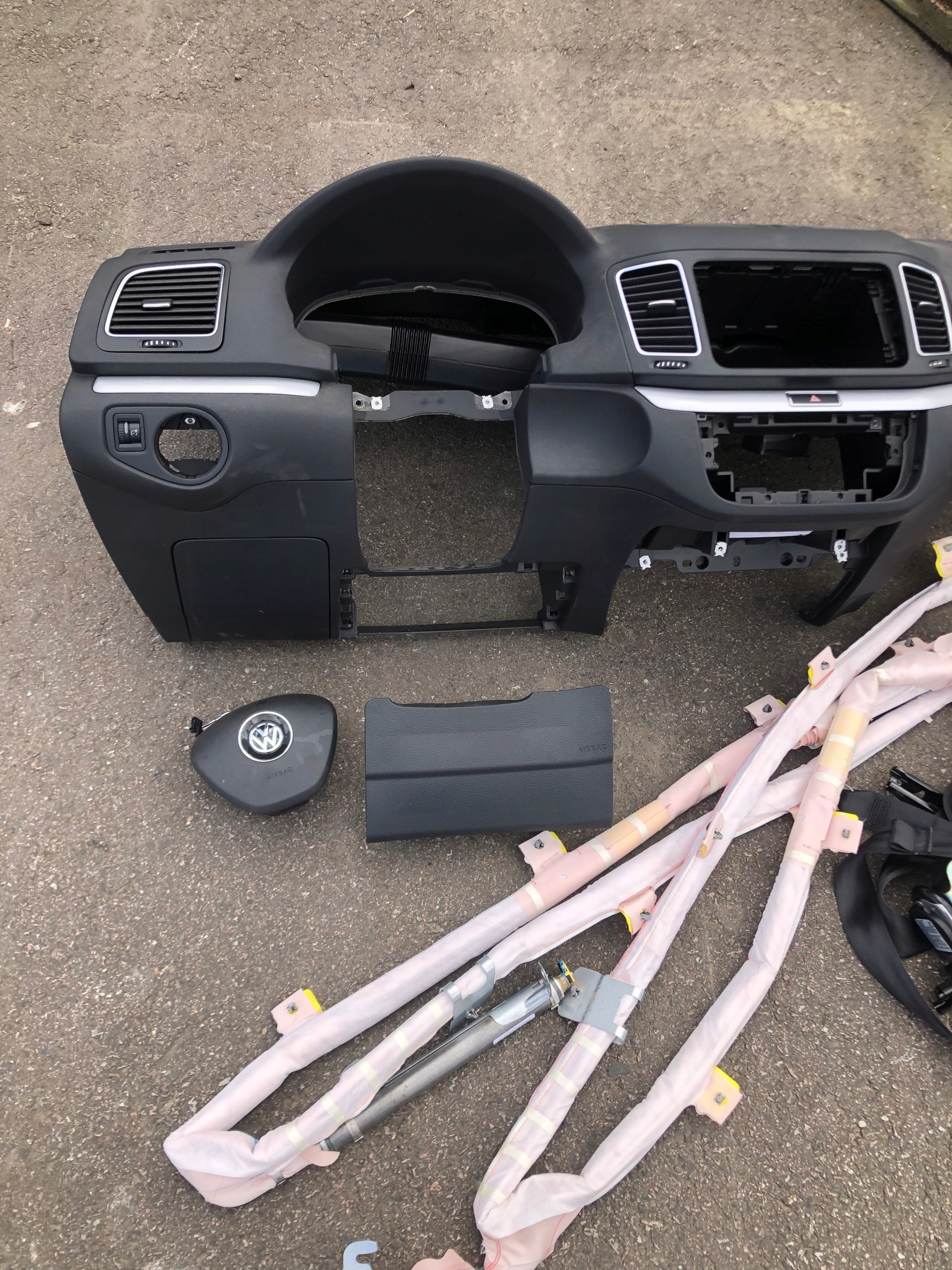 Б/В Vw sharan рестайлінг шторка безпеки шторки безпеки подушка безпеки ліва права оригінал